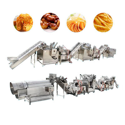 新しい指は1時間あたりの凍結するフライ ドポテトの生産ライン500kgを付ける