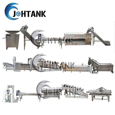 自然な軽食の凍結するフライ ドポテトの加工ライン2000kg/H