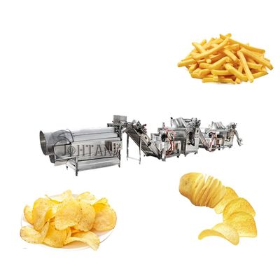 200kg/H凍結するフライ ドポテトの生産ライン、機械を作るフル オートの破片