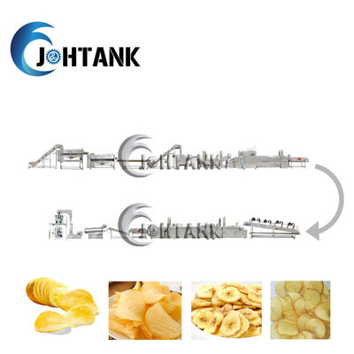 フル オート2000kg/hポテト チップの製造設備