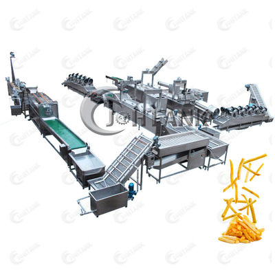 自然な軽食の凍結するフライ ドポテトの加工ライン2000kg/H