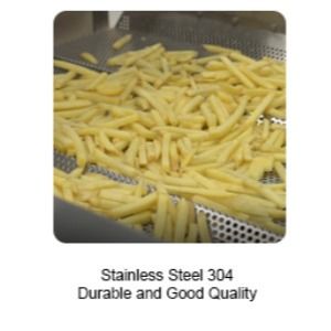 機械ポテト チップの生産ラインを作るSS304フル オートの凍結するフライ ドポテト