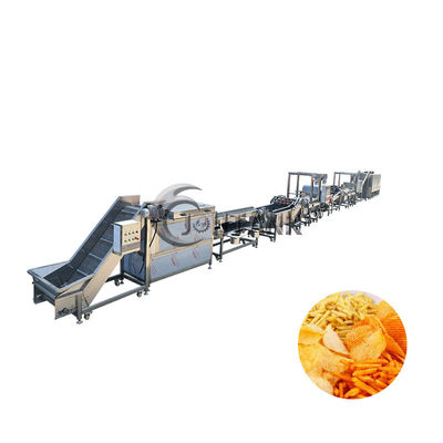 半自動凍結するフライ ドポテトの生産ライン2000kg/H