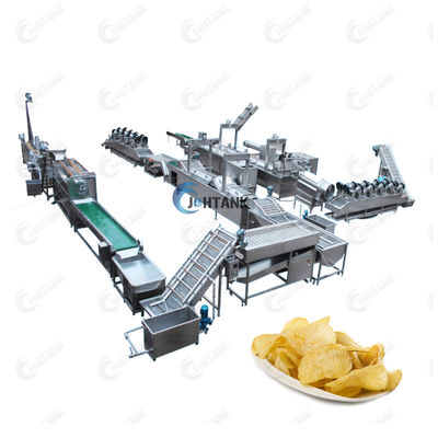 セリウム2000kg/hの機械を作る凍結するフライ ドポテトの生産ラインポテト チップ