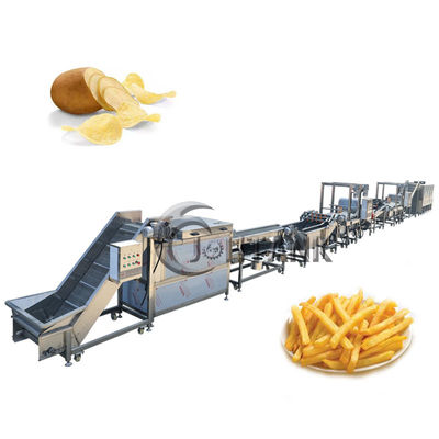 軽食のポテト チップの凍結するフライ ドポテトの加工ライン500kg/hr
