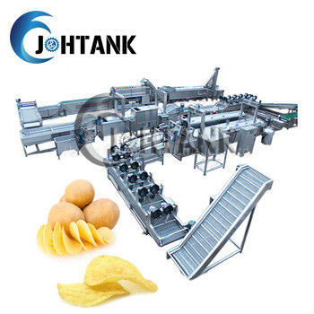 機械、2000kg/h機械を作る産業ポテト チップを作る自動揚がる凍結するフライ ドポテト