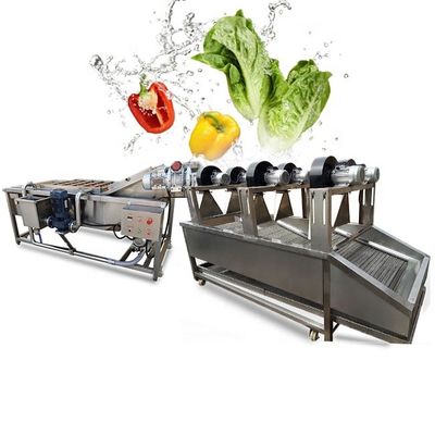 ISO9001果物と野菜の加工ライン、気泡の洗濯機