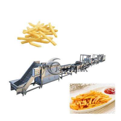 凍結するフライ ドポテトのオオバコの破片のための電気ポテト チップの生産ライン500kg/h