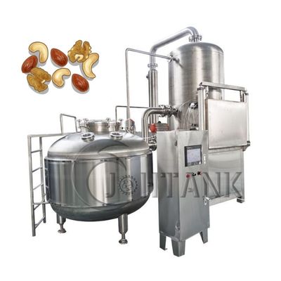 オクラの乾燥した揚げ物のフルーツ野菜は揚げられていた機械に掃除機をかける