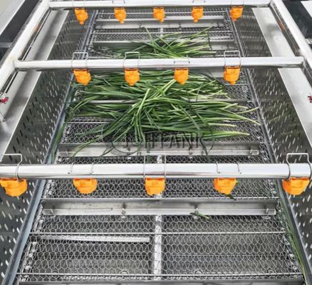 果物と野菜の加工ラインのためのSUS304泡洗濯機